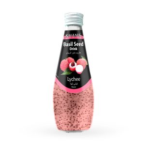 KHAN'S Basil Seed Lychee Flavor 290ml x 6 x 4
