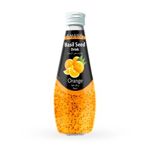 KHAN'S Basil Seed Orange Flavor 290ml x 6 x 4