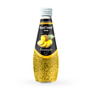 KHAN'S Basil Seed Pine Apple Flavor 290ml x 6 x 4