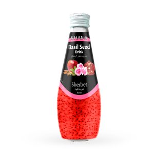 KHAN'S Basil Seed Drink Sherbat Flavor 290ml x 6 x 4
