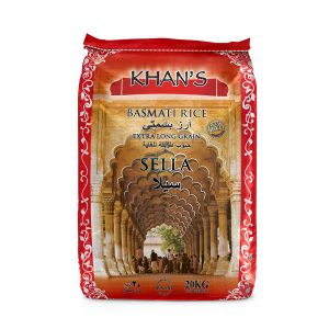 KHAN’S Golden Sella Basmati Rice (Indian) 20Kg