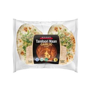 KHAN’S Tandoori Naan (Garlic)12pcsx125g (1500g)